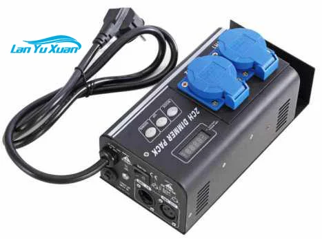 

2 Channel Digital Dmx Dimmer Pack 3 Pin Male XLR Ssocket for DMX Input