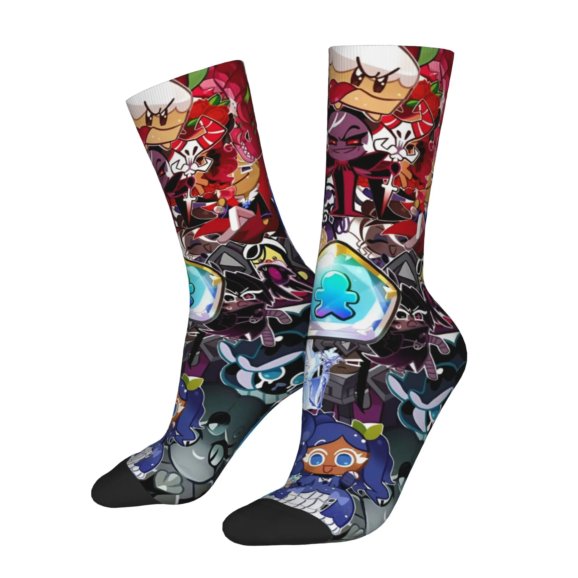 Cookie Run Kingdom  Socks Merchandise For Men Women Video Games Skateboard Socks Soft Best Gifts