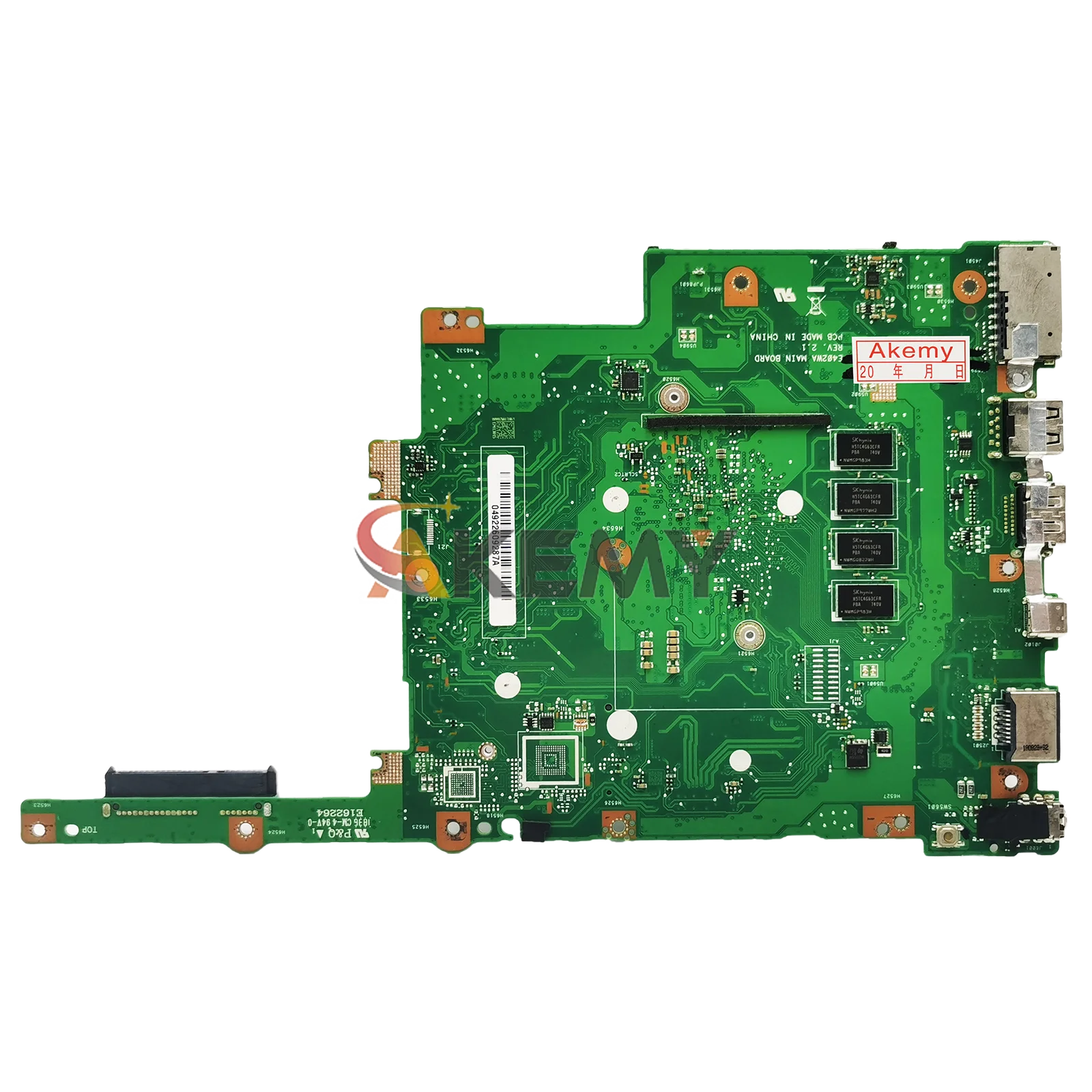 E402wa placa-mãe do portátil para asus ebook e402was e402w e402wa notebook mainboard com cpu 100% testes ok transporte rápido stk