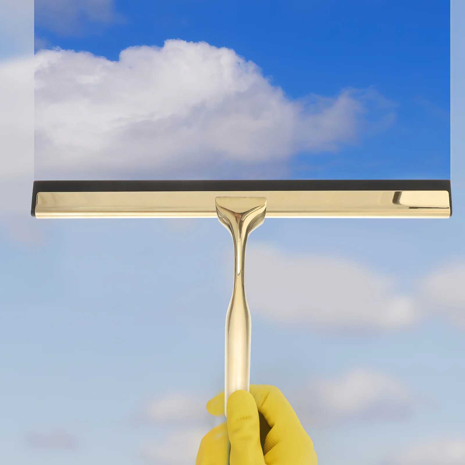 

Bathroom Cleaning Tool Shower Squeegee for Glass Scraper Stainless Steel Wiper Manual
