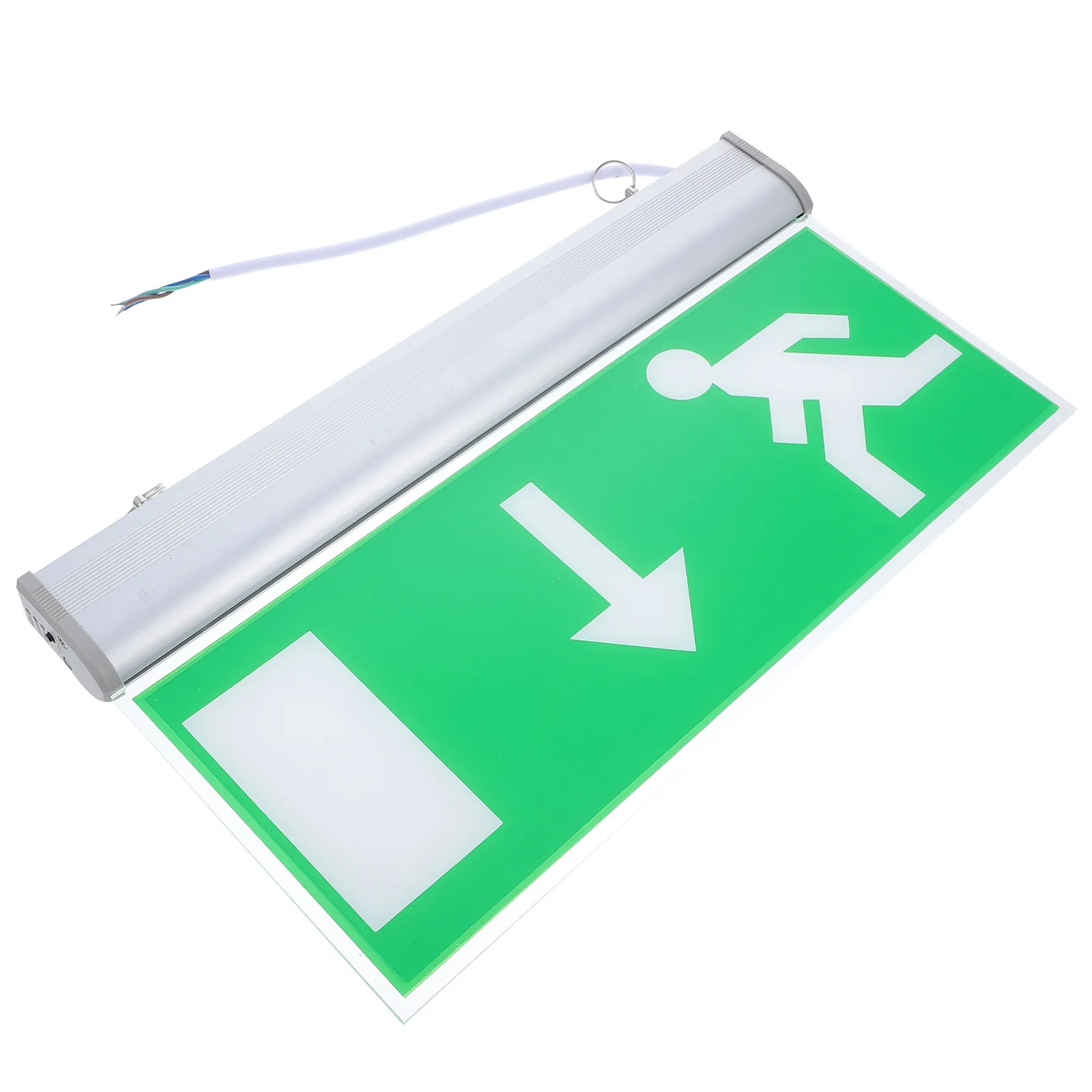 

1Pcs LED Emergency Lighting Exit Indicator Light for Supermarket School Building Safety Escape Sign Compact Wall Mounted Easy