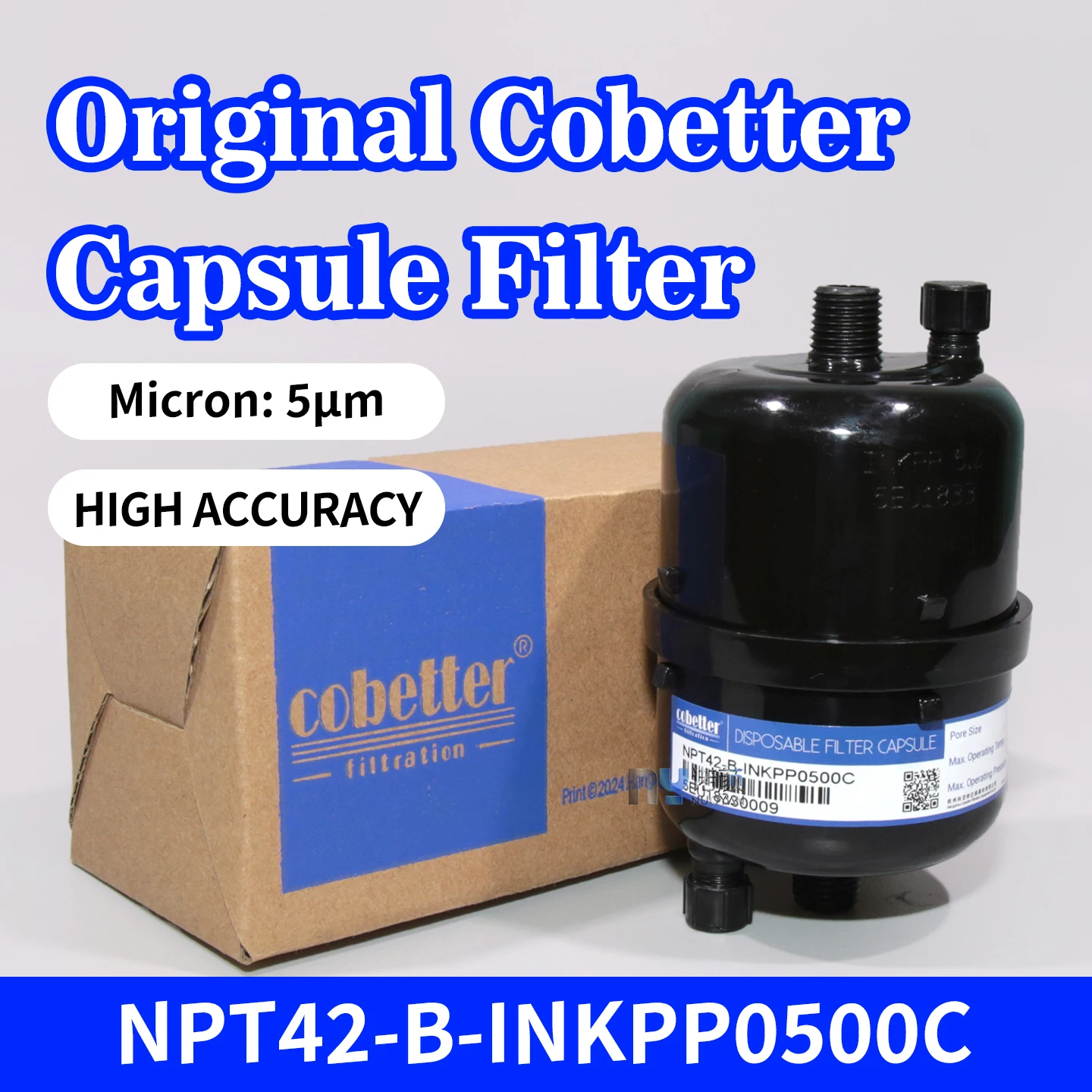 

NPT42-B-INKPP0500C 5um Original Cobetter Ink Filter for Disposable Filter Capsules Large Format Printer