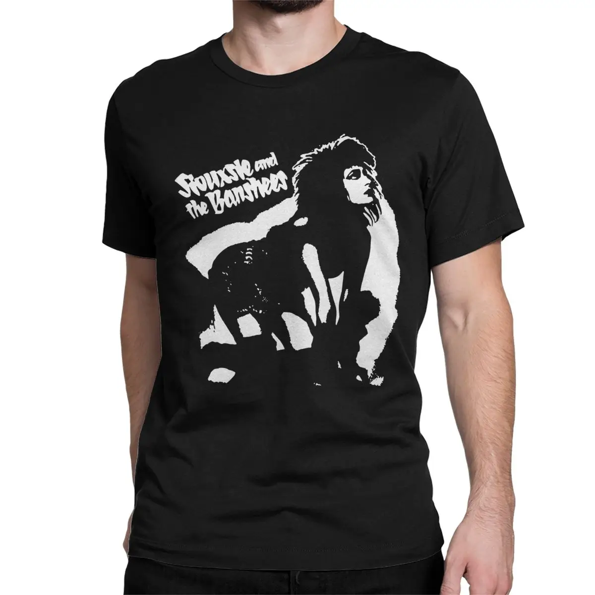 Men Women Rock Band British Punk Music T Shirts Siouxsie And The Banshees Cotton Clothing Leisure Tees Party T-Shirt