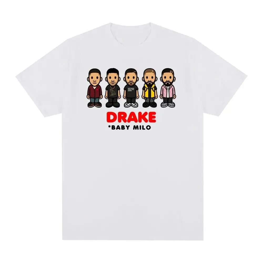 Drake Vintage T-shirt Awesome Hip Hop Rapper Casual Retro Graphic Cotton Men T Shirt New Tee Tshirt Womens Tops