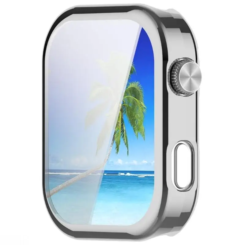 D08B Case For Watch 6 Waterproof TPU Cover Watch Screen Protectors Bumper