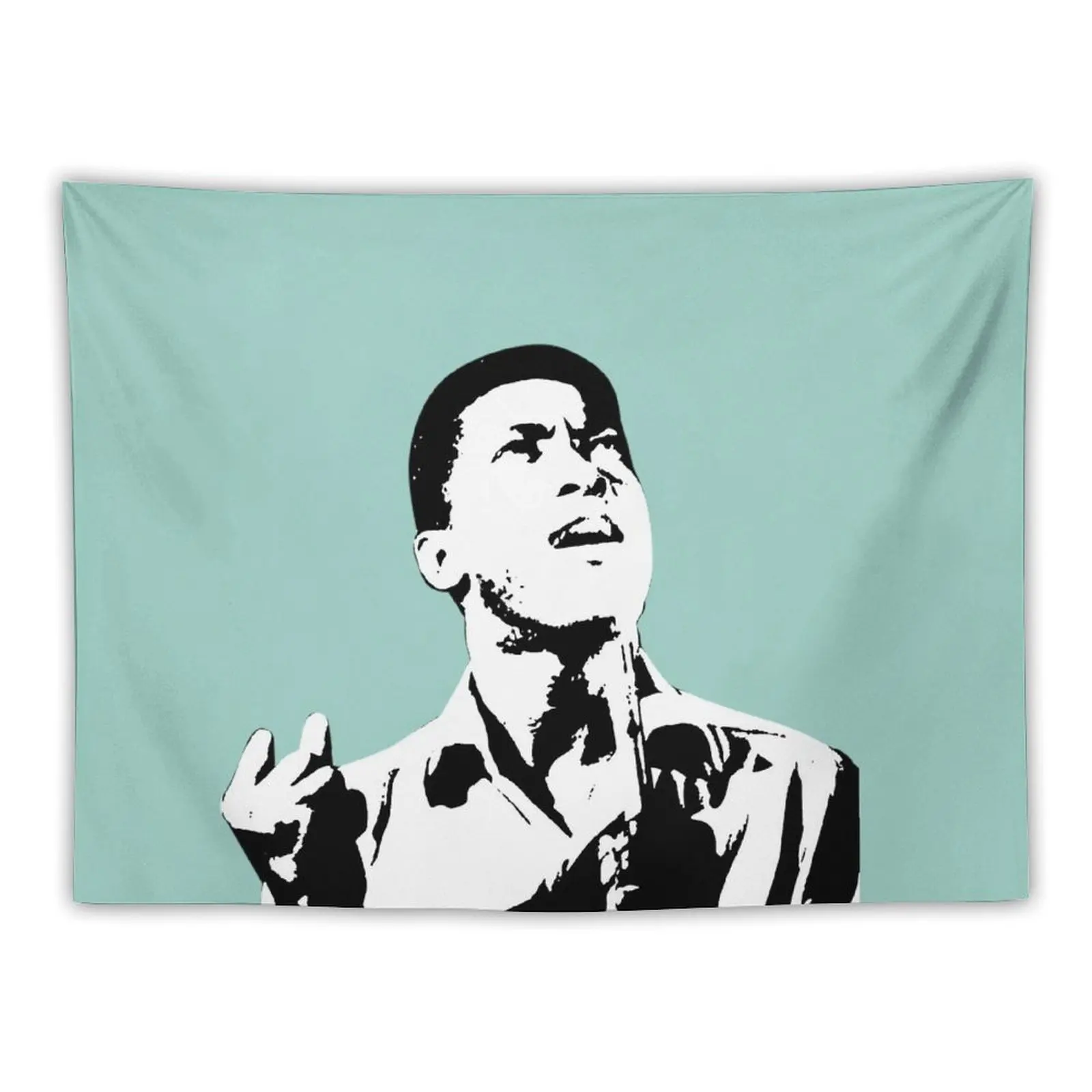 

Sam Cooke ~ "A change is gonna come." TEAL Tapestry Home Decoration Outdoor Decoration Tapestry