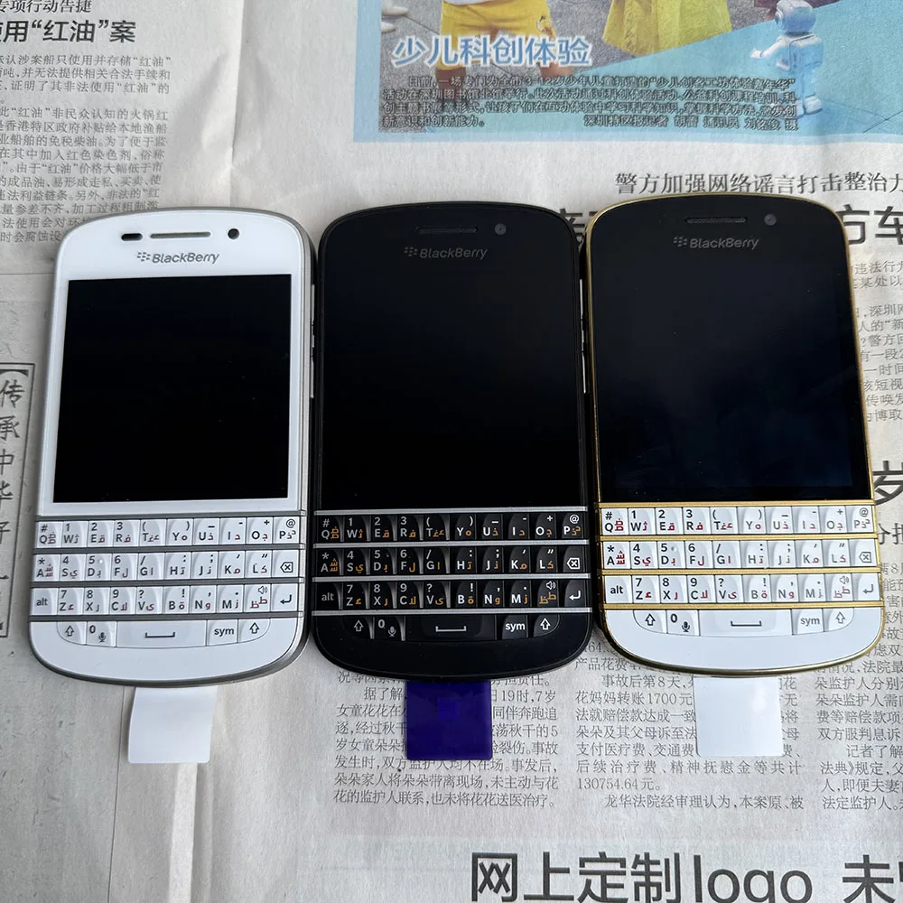 Original Blackberry Q10 QWERTY Keyboard Mobile Cell Phone 3.1