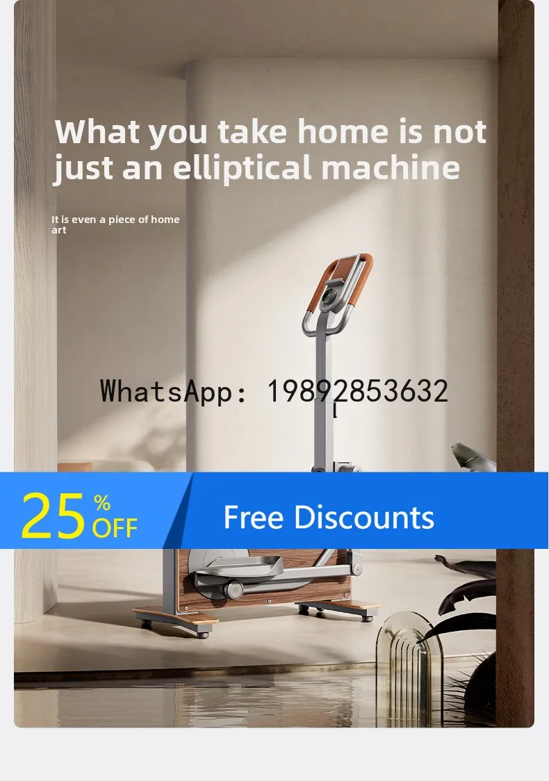 

YFY Mini Elliptical Machine Home Fitness Exercise Equipment Silent Running Space Walking Small Elliptical Trainer