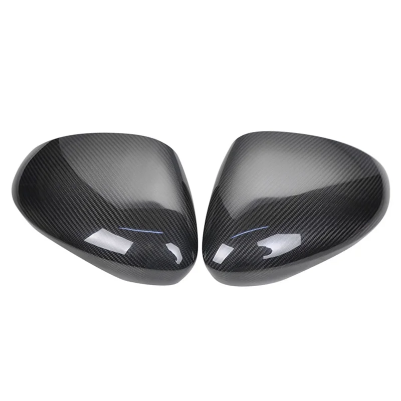 

A04E-Car Rearview Mirror Cover Carbon Fiber Side Mirror Cover For Porsche Panamera 971 2017-2022 Car Accessories