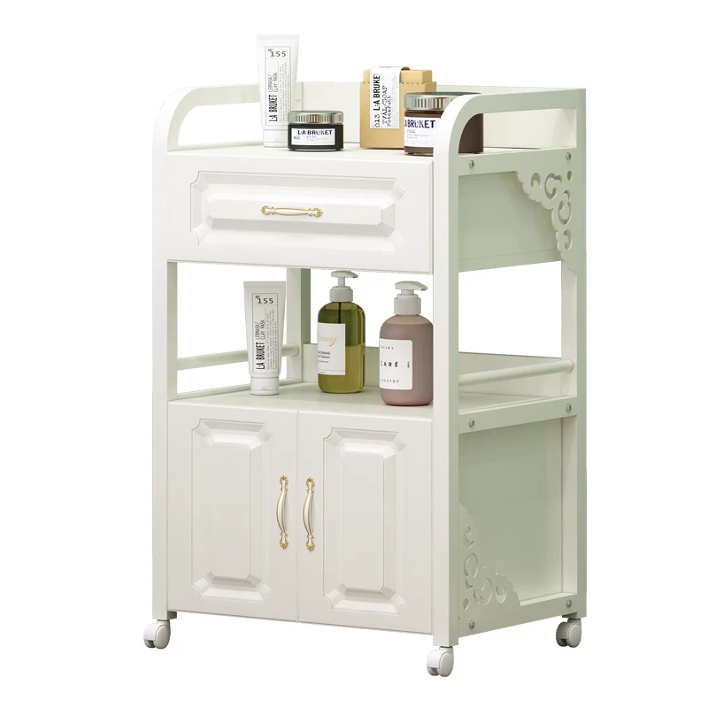 

High-end beauty cart trolley multi-functional beauty salon special mobile tool cart storage rack