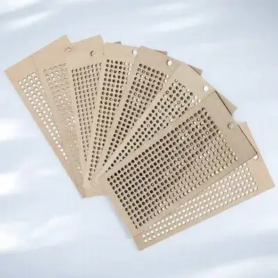 16Pcs Pembatas Buku Kayu Kosong DIY Kit Sulaman Cross Stitch untuk Kerajinan Dekorasi Pembatas Buku Cross Stitch