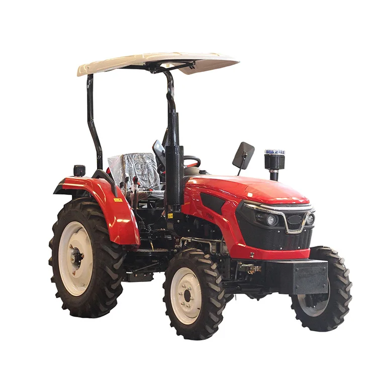 Cheap Price 4WD Agricultural Tractor with Gearbox 70 HP High Productivity for Farm Field Work Cultivation