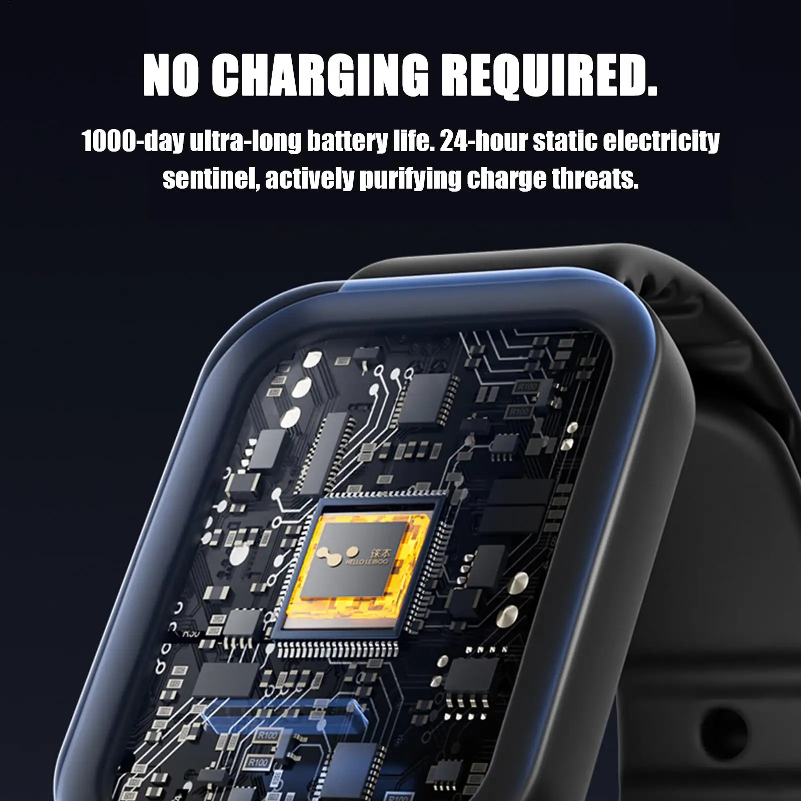 سوار معصم مضاد للكهرباء الساكنة من السيليكون قابل للتعديل للقضاء على الجسم وحزام معصم للكهرباء الساكنة للرجال والنساء والأولاد والبنات والشباب والمراهقين #4