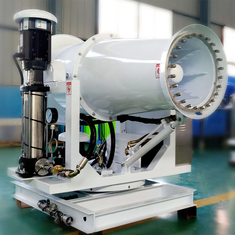 

Новая 40-метровая пушечная машина высокого давления с водяным туманом, 100% новинка для подавления пыли, ресторанов, отелей с шаром