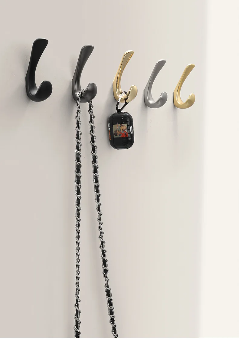WV Moderne Wand Hängende Kleidung Haken Schlafzimmer Robe Haken Wohnzimmer Parlor Mantel Haken Schlafzimmer Robe Haken Handtuch Haken Bad Zubehör badezimmerzubehör badezimmer haken küchen schrank aufbewahrung kleiderbü – Detail 3