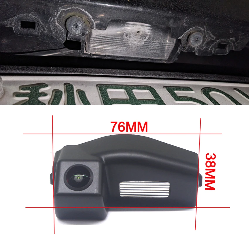 Car Waterproof HD Rear View Camera Car Monitoring Parking System Reverse Monitoring For Mazda 2 Demio DE Hatchback 2007~2015