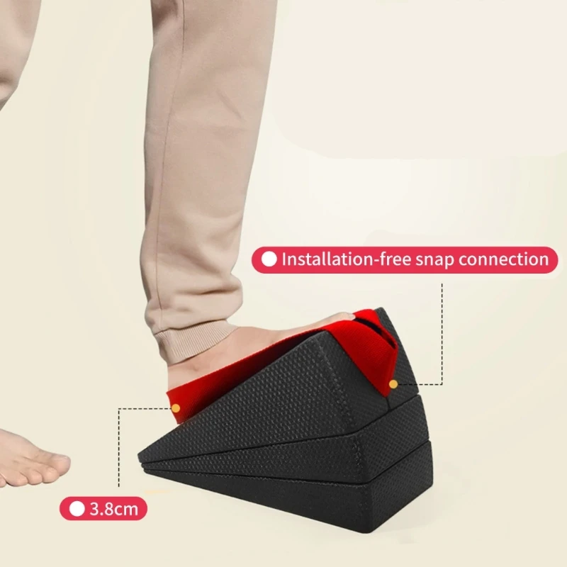 Q39E Angled Foot Plate Calf Stretcher for Indoor and Outdoor Fitness Equipment