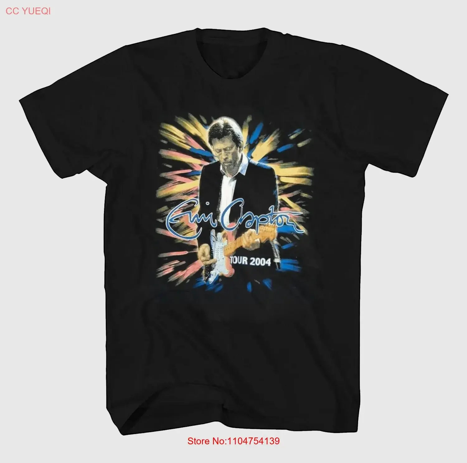 Футболка Eric Clapton Live Tour 2004, размер S 234XL, винтажный стираный удобный топ для повседневной носки, мода унисекс