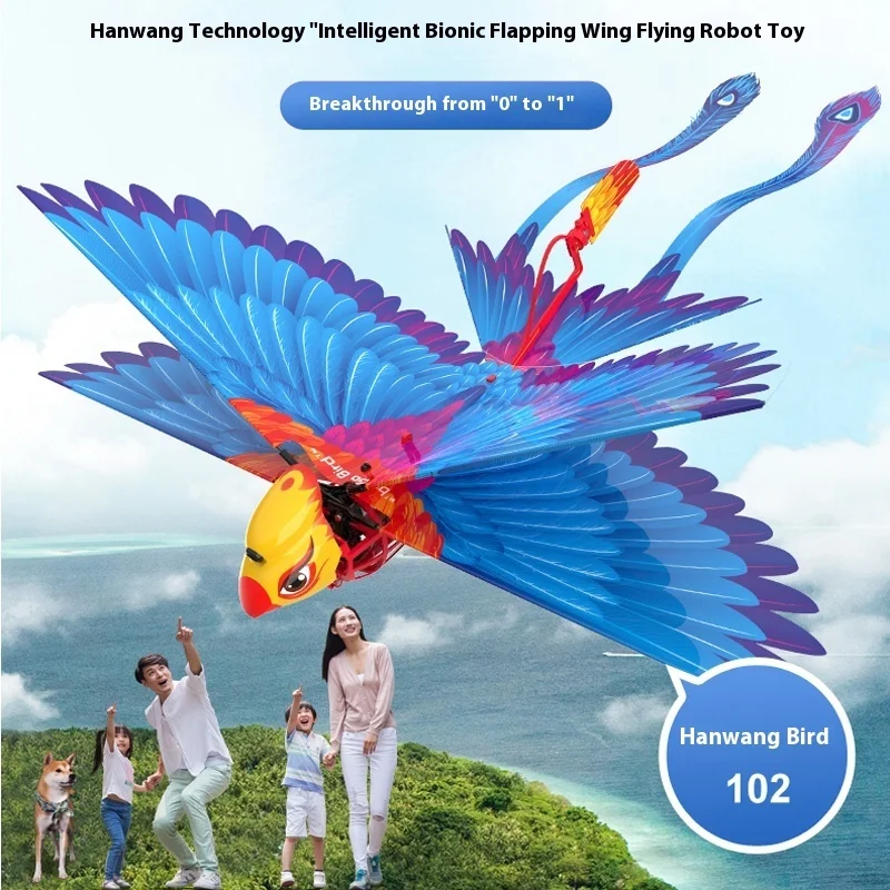 Animal remote control toy bird aircraft automatic avoidance intelligent electric bird children parent-child interactive gift