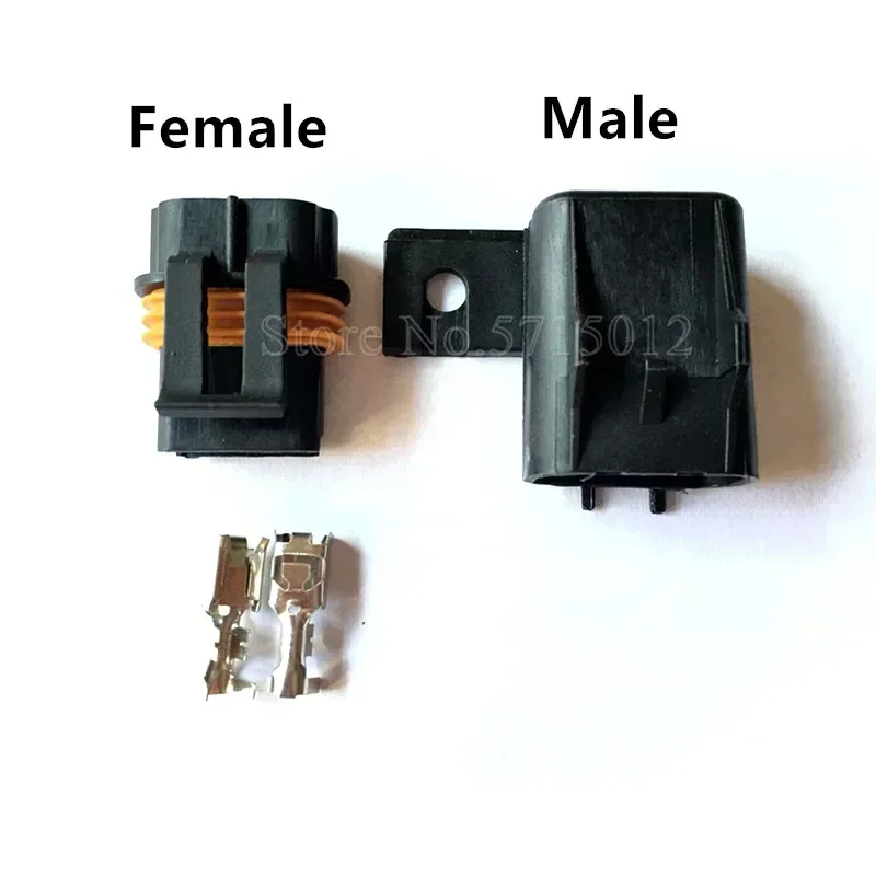 2 Hole 12033731 12033769 12103172 12034269 6.3mm Waterproof Socket For Inline Fuse Wiring Automotive Connector