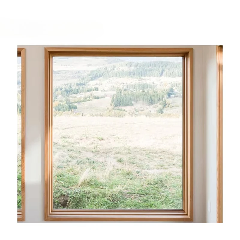 

NFRC High Quality Wooden Frame Grill Arch Window Hurricane Impact Garden Customized Impact Glass Cheap Price Aluminium windows