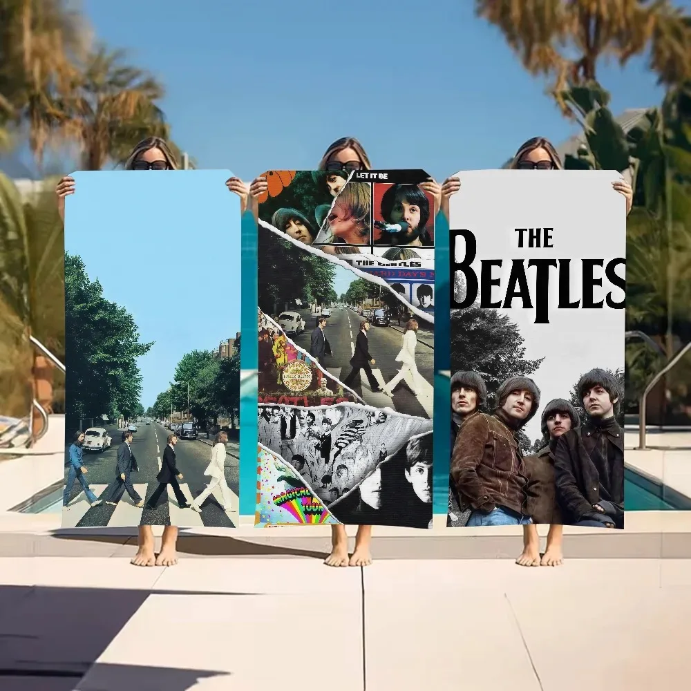 Band Towel The B-Beatles-S Soft Pool Travel Fitness Shower Cool Camping Quick Classic Drying Sports Beach Towel Gift