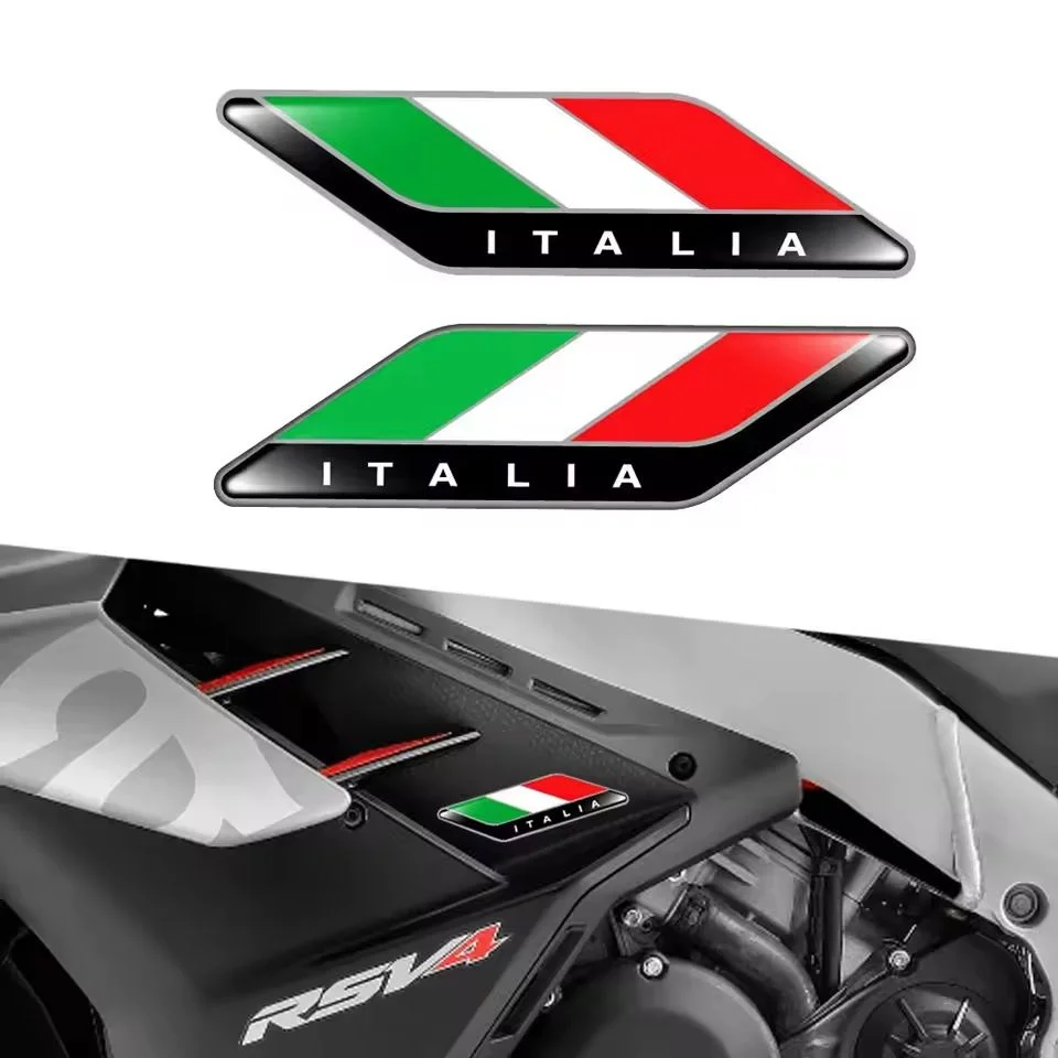 AliExpress NONE 3D Reflective Italy Sticker Motorcycle Tank Fairing Car Bike Accessories Decal Accessories For RSV4 Benelli Vespa Ducati