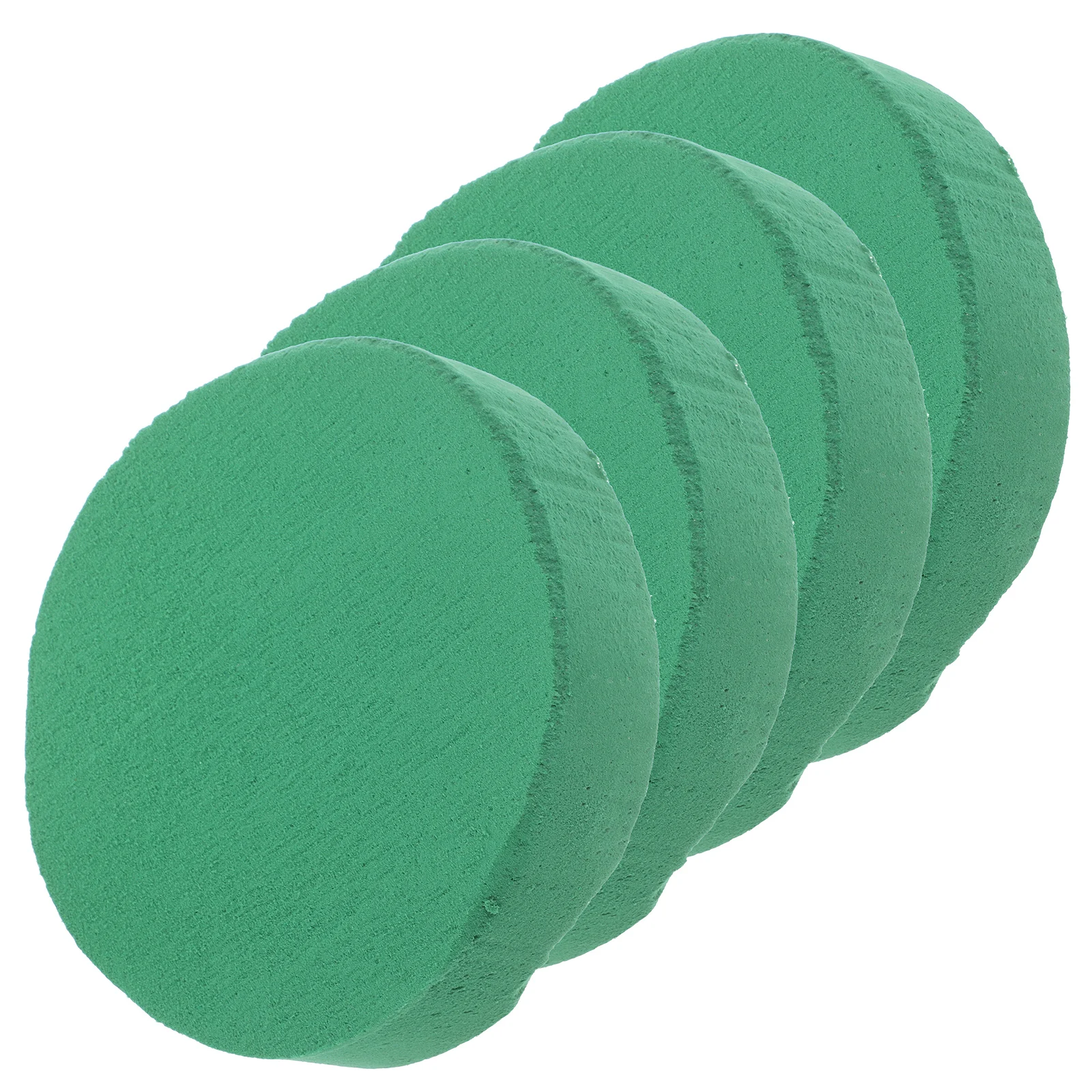 

4pcs Green 18cm Round Floral Blocks for Fresh Flowers Arrangements Supplies Stable Holder Wedding Birthday Decor