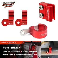 Dirt Bike Enduro Racing Cavo del freno Tubo flessibile Guida Morsetto Supporto per Honda CR125R CR250R CR 125R 250R 80R 85R Supporto a clip fisso