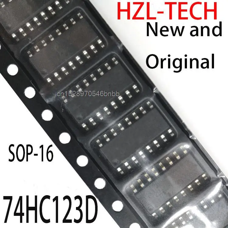 10PCS New and Original  SOP16 74HC123 SOP SN74HC123DR SN74HC123 SOP-16 SMD new and original IC 74HC123D