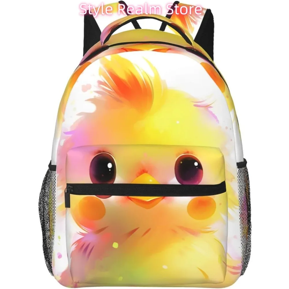 

laptop bag back to school Cute Chickens Lightweight Laptop Backpack Lightweight Multipurpose Travel Casual Daypack Unisex Colleg