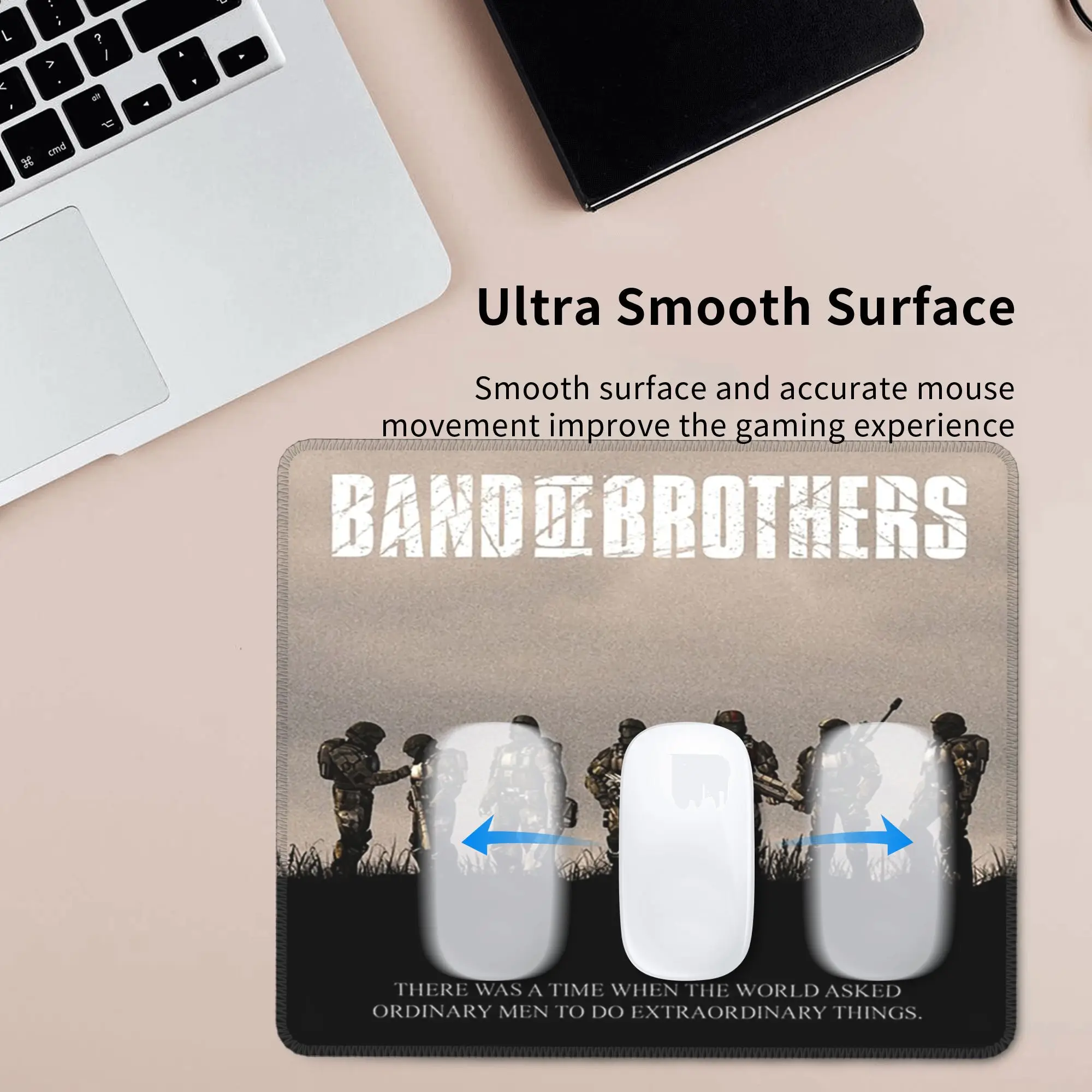ODST Band of Brothers Mouse Pad Computer Keyboard Mouse Mat Gaming PC Laptop Desk Mat Office Accessories Table Mats
