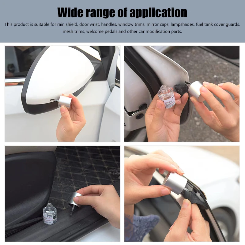 Car Primer Adhesive Adhesion Promoter Super Strong Viscosity 10ml Glue Strong Acrylic Foam Double Sided Tape for Car Accessories