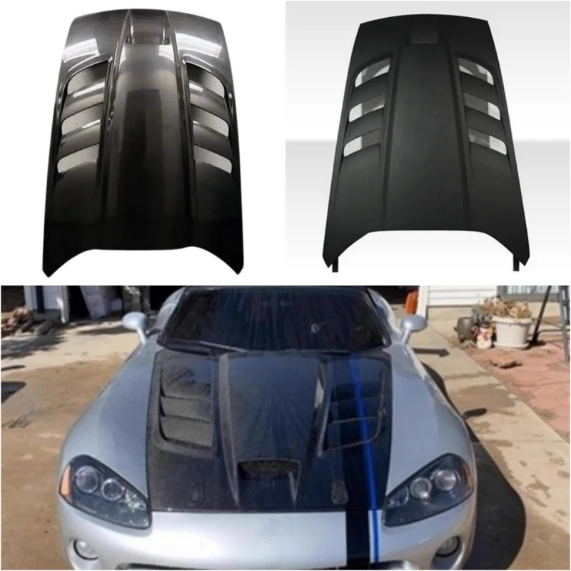

Engine Hood For Dodge Viper 2003-2009 modified new style Light weight Engine Cover resin unpainted auto accessories