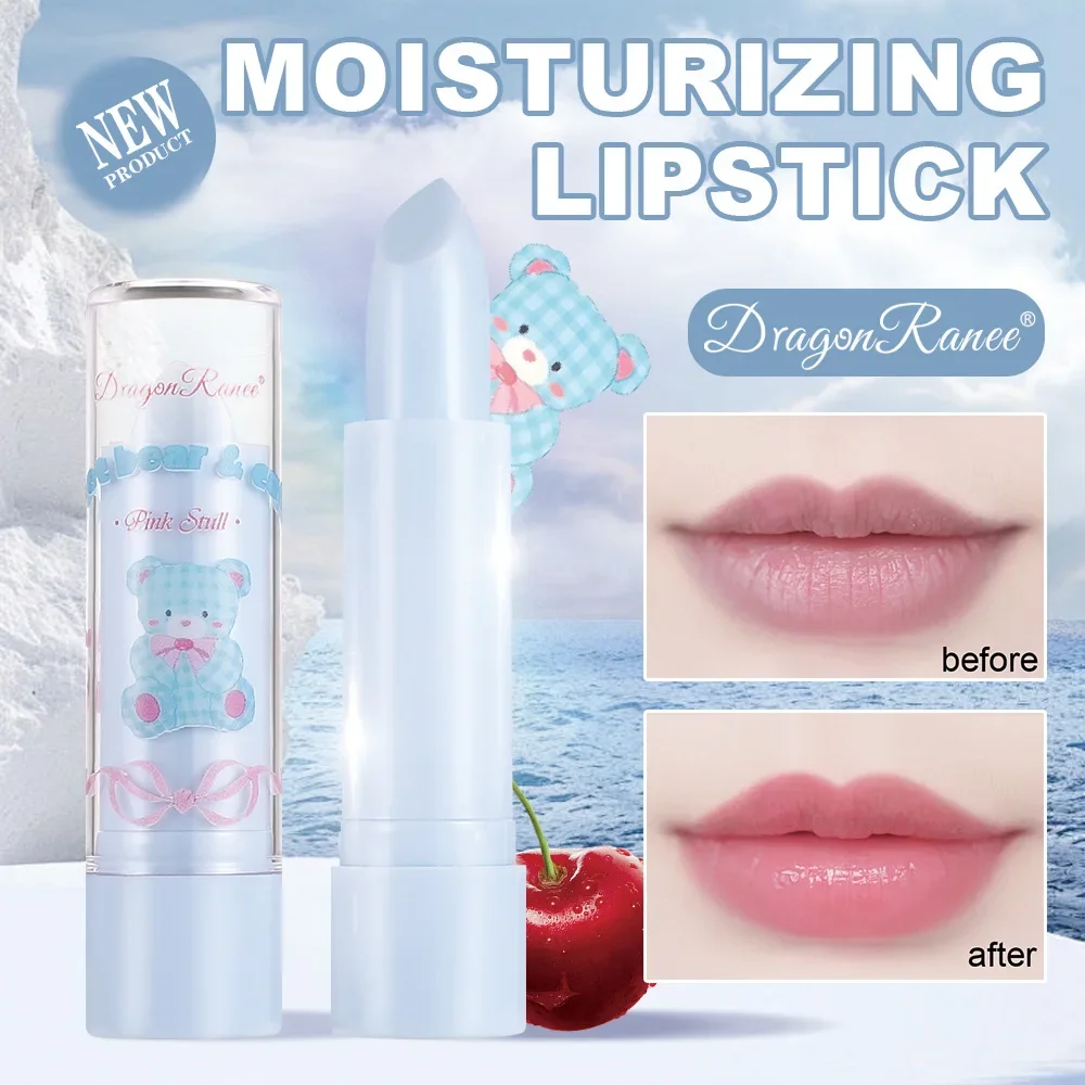 

New Thermochromic Lipstick Moisturizing Smooth Texture Long Lasting Repair Lip Anti Cracking Pink Color Lip Balm Cosmetics 3.5g