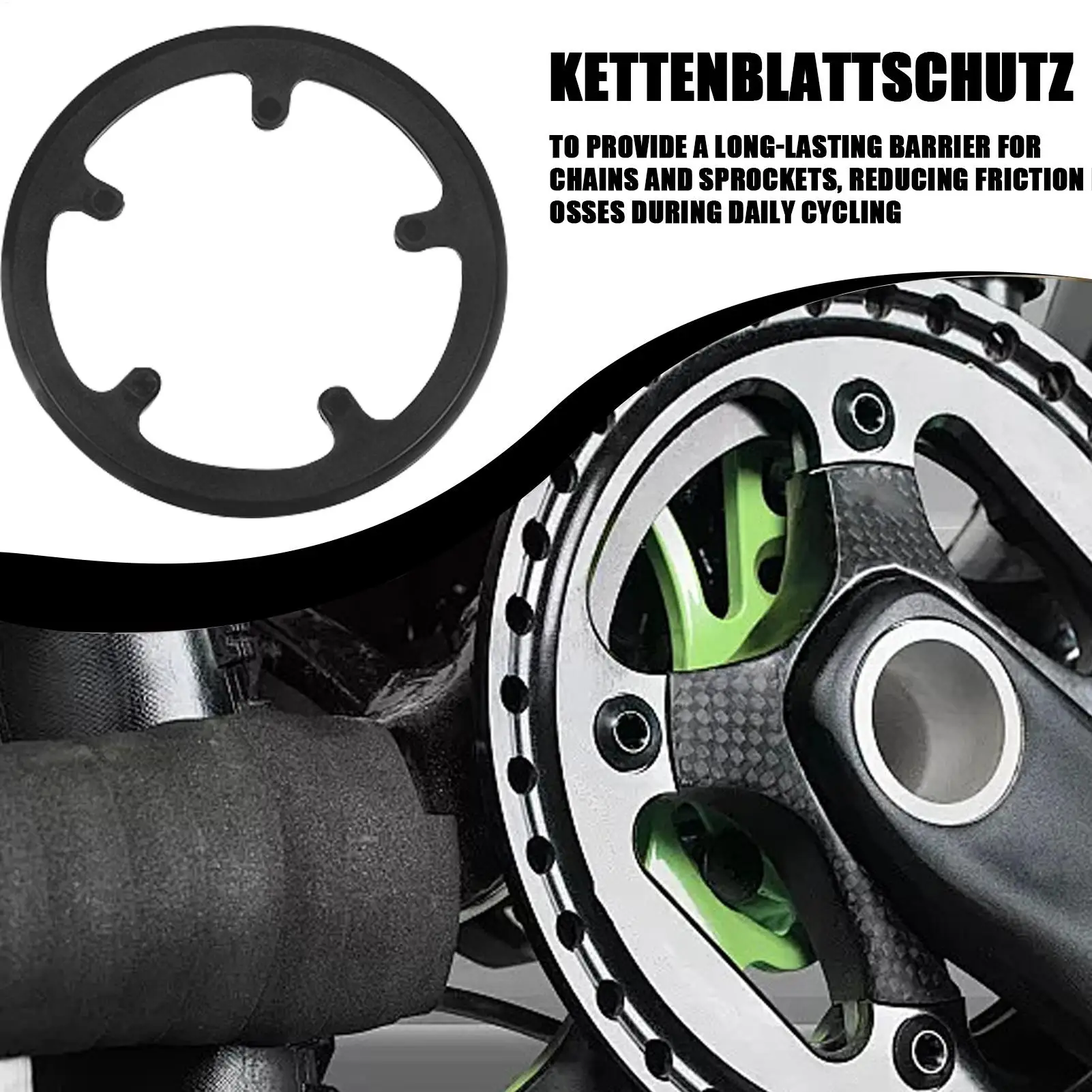 Bike Crank Guard Bike Chain Wheel Ring Cover Accessory Protect Your Bicycle With Our Guard Protector