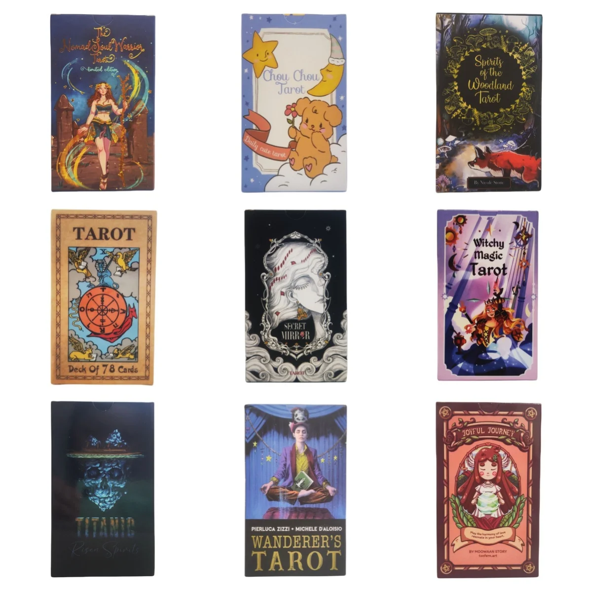 Big Size 12x7cm English Tarot Card Deck Secret Mirror Tarot For Christmas Holiday Gift Family Party Entertainment Board Game