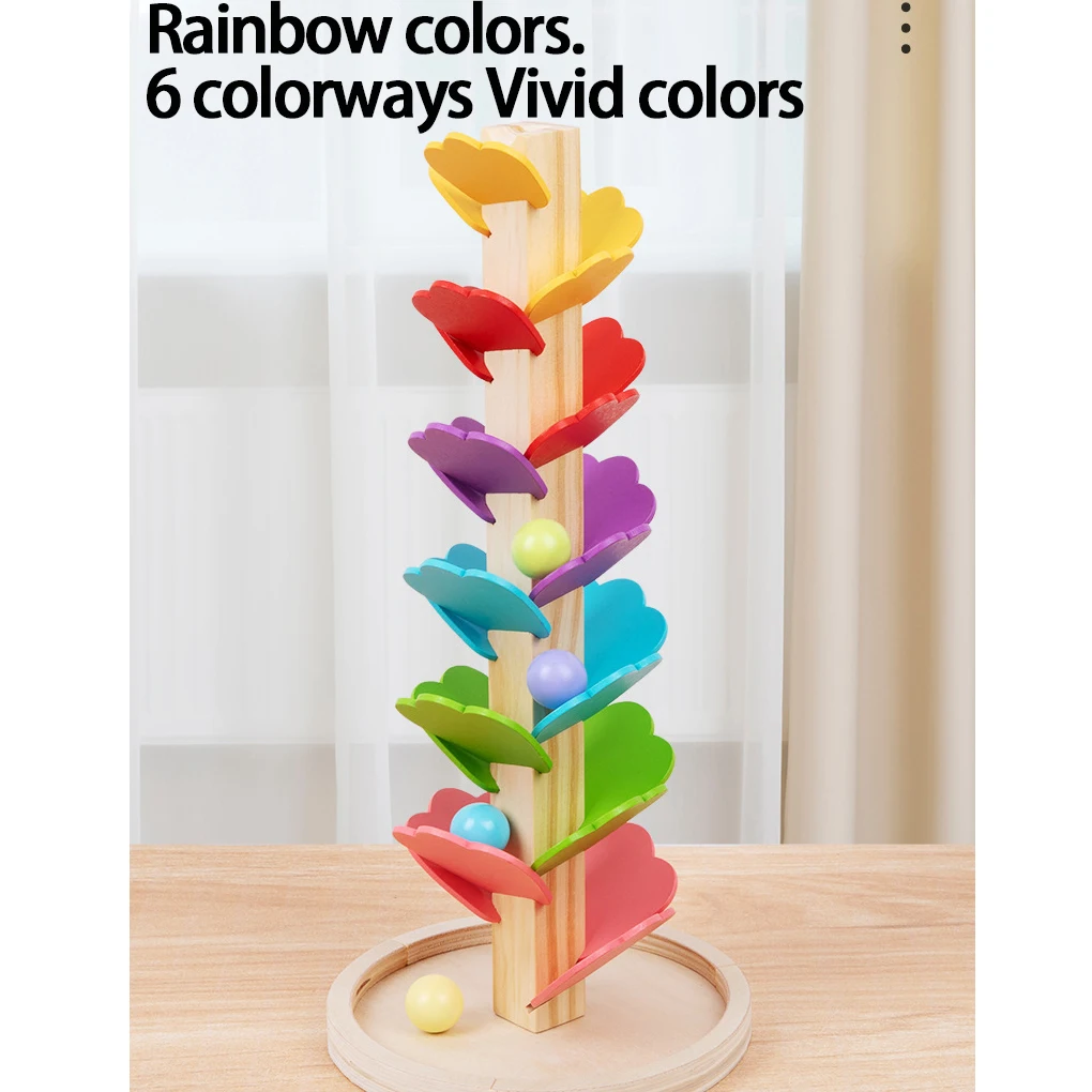 

Colorful Musical Tree Sound Tree Ball Drop Toy For Kids Montessorii Educational Toy A