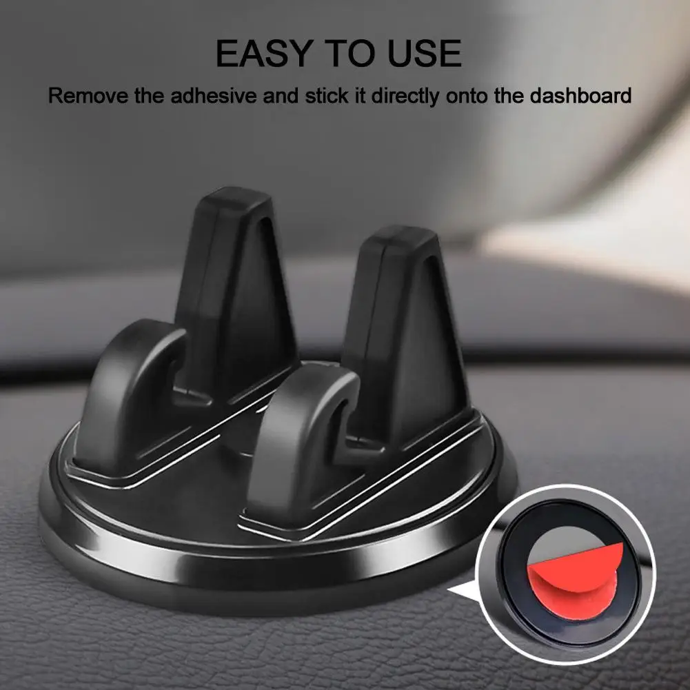 360 Degree Car Phone Holder Mat Pad Dashboard Anti Slip Stand For Phone GPS Bracket For IPhone New Alloy Car Phone Holder