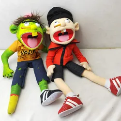 Satz von 2 stücke 3 stücke Jeffy Handpuppe Plüsch puppe Spielzeug gefüllt schelm ischen lustigen Finger Muppet Sänger Rapper Coby Party Geburtstags geschenk