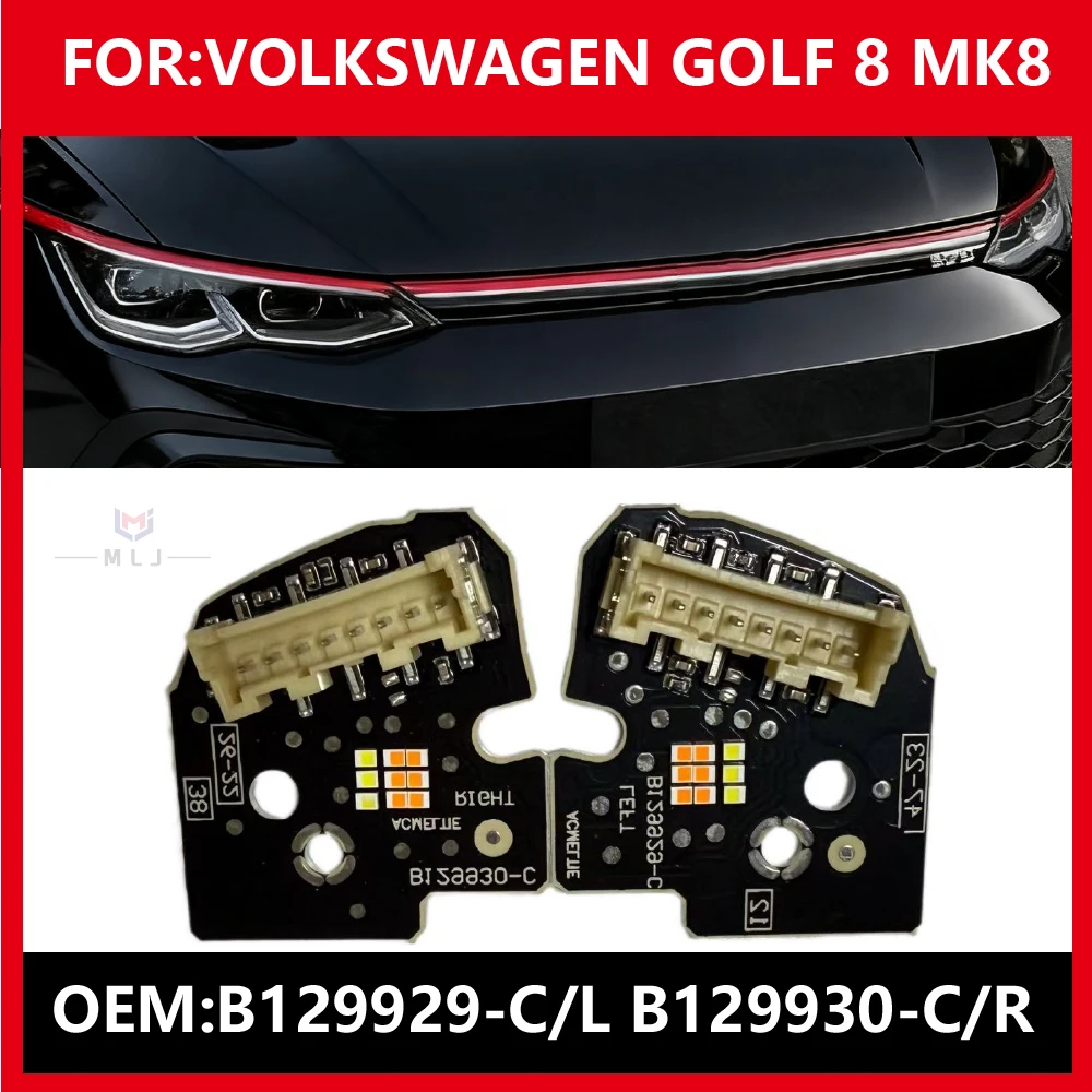 

For VOLKSWAGEN GOLF 8 MK8 2020-2022 B129929-C B129930-C New LED headlight daytime running light CHIP headlight module chip
