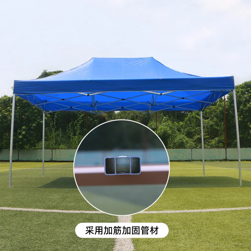 

Outdoor stall tent customization 3 * 4.5 meters aluminum alloy promotional activities four corners sunshade four fee