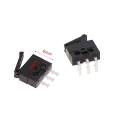 10Pcs Camera Switch Reset Switch Travel Limit Switch Small Motion 3-pin Straight Foot KFC-V-307 W3-13