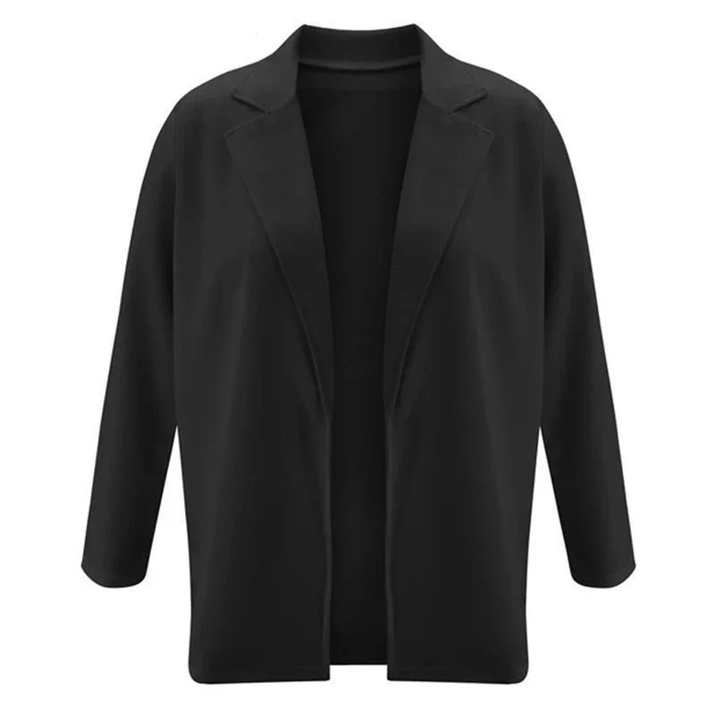 Women Slim Long-sleeve Casual Solid Blazer 2023 New Business Blazers Spring Autumn All-match Female Elegant Formal Jackets Tops