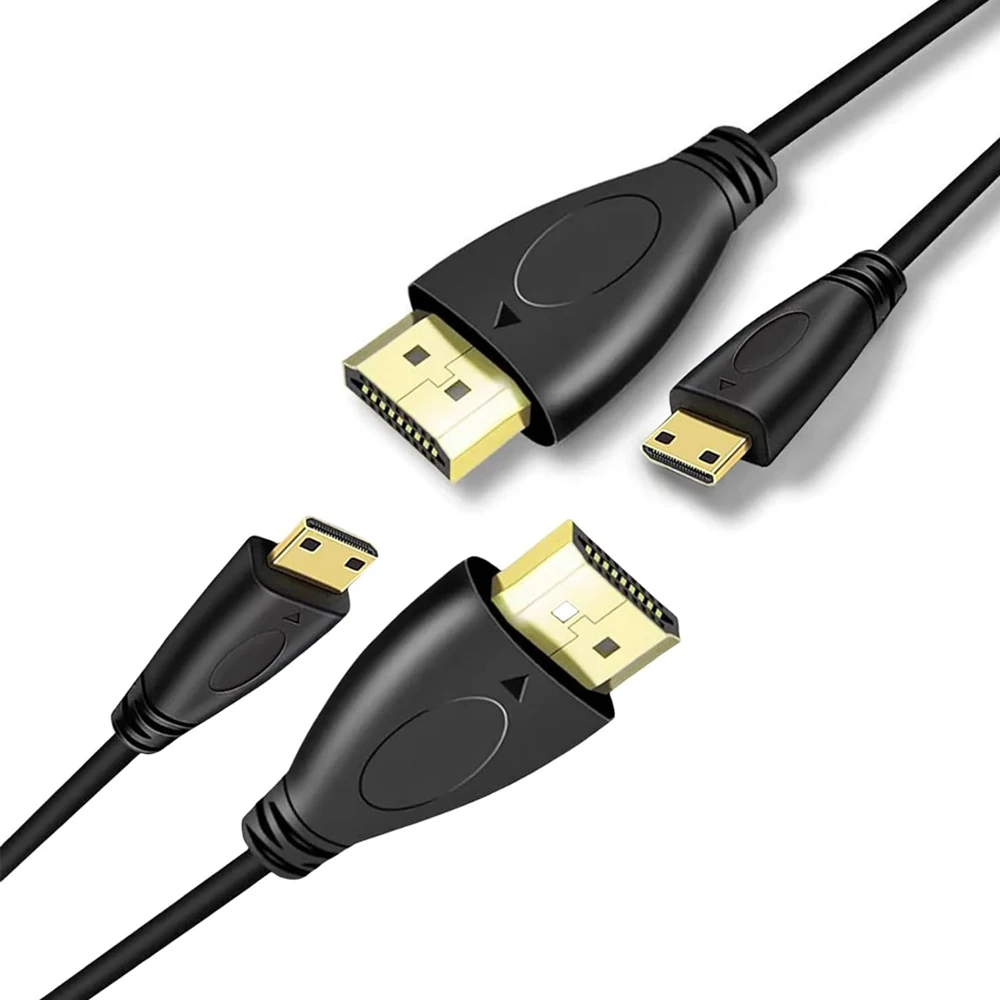 1080p عالية السرعة 4K Mini HD إلى HDMI-متوافق كابل محول ل PS3/PS4/Xbox وحدة التحكم لشاشة الكاميرا العارض التلفزيون المحمول 1 متر #1