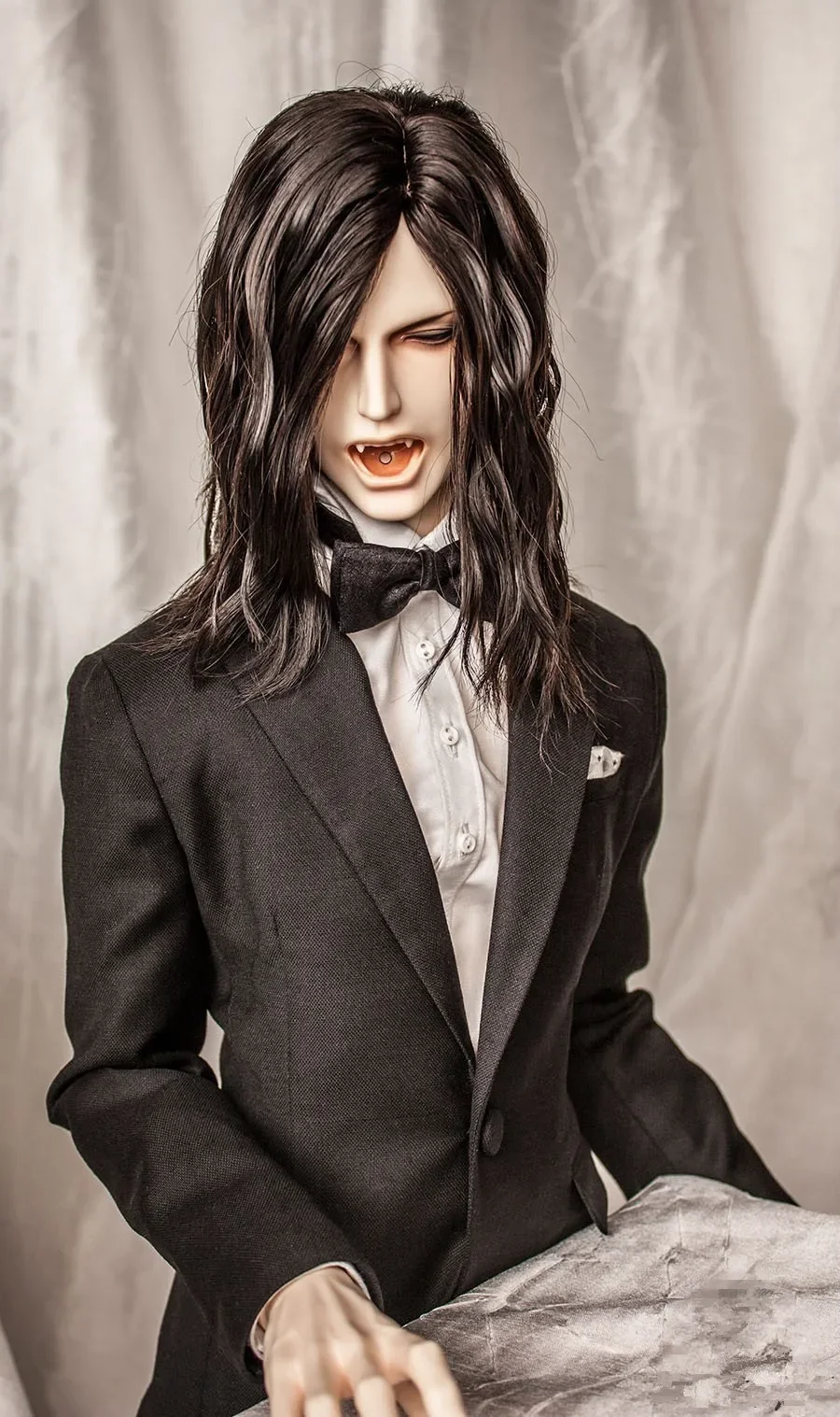 New 80cm BJD SD doll 1/3 Muscle Boy Tongue Uncle Vampire  Gift High  Articulated Puppet Toy Gift Spot Makeup