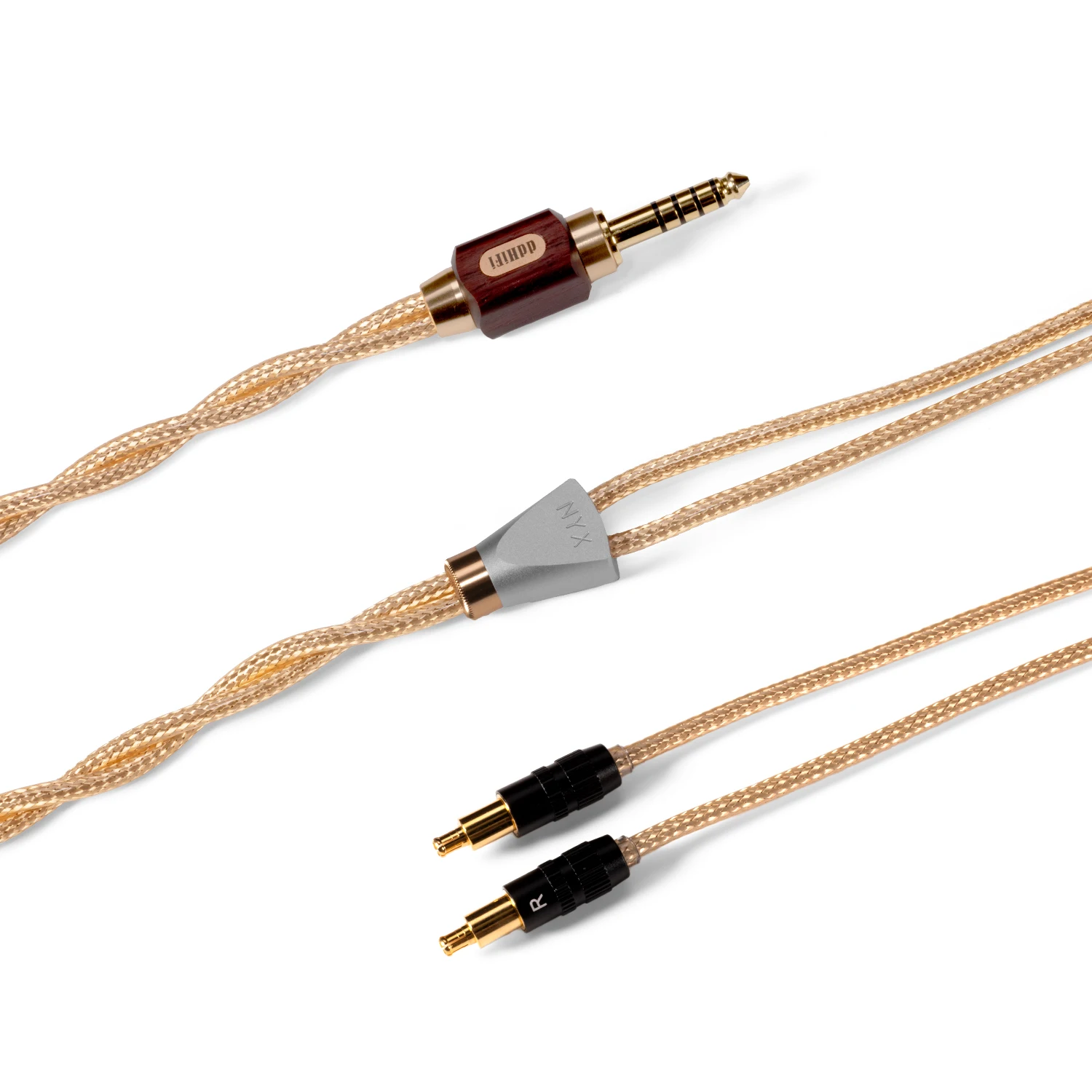 DD ddHiFi BC150G 4,4 mm gebalanceerde hoofdtelefoon-upgradekabel Zilver OCC koperen zwevende afscherming voor Sennheiser Focal AT Sony & meer