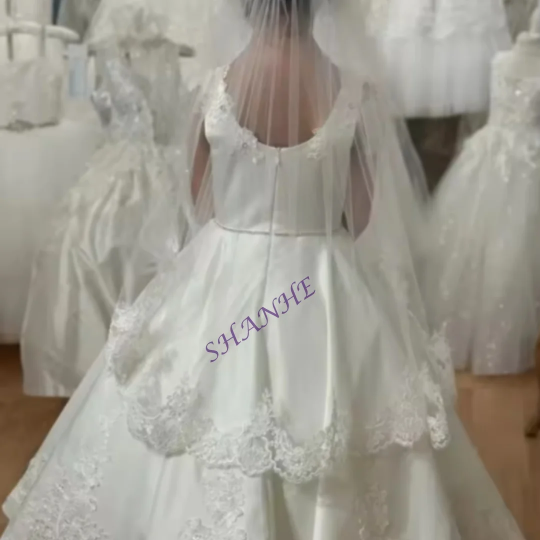 فساتين حفلات للفتيات من التول الوردي الفاخر المخصص لالتقاط الصور، خرز مخصص للأطفال، فساتين حفلات أعياد الميلاد، ريش للأطفال، دكتور