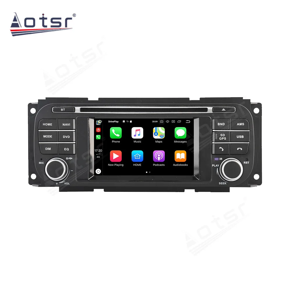 Android 12 Screen Car Radio For Chrysler Grand Voager 2007-2012 GPS Bluetooth Carplay Central Multimedia Player Stereo Head Unit