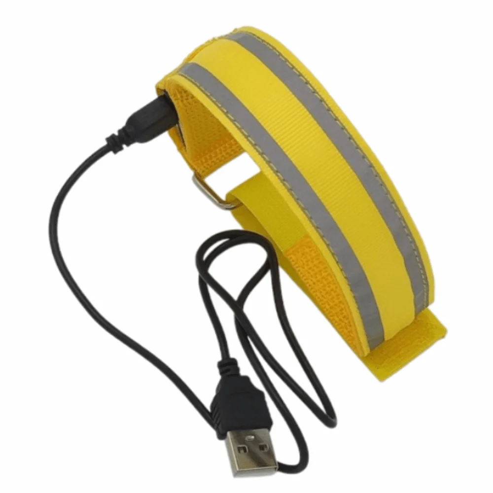 Safety LED Light Armband Portable Waterproof Luminous Arm Band Creative Rechargeable LED Running Light Cycling Activities